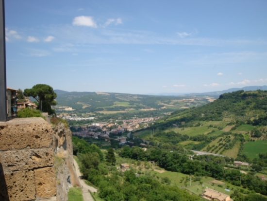 View from Orvieto - Dolly Travels